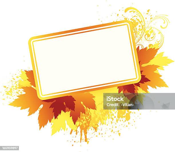 Autumn Background Stock Illustration - Download Image Now - Autumn, Backgrounds, Falling