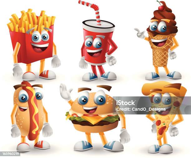Fast Food Characters 6 In 1 Stock Illustration - Download Image Now - Cartoon, Hot Dog, French Fries - iStock Fast Food Characters 6 In 1 Stock Illustration - Download Image Now - Cartoon, Hot Dog, French Fries - iStock