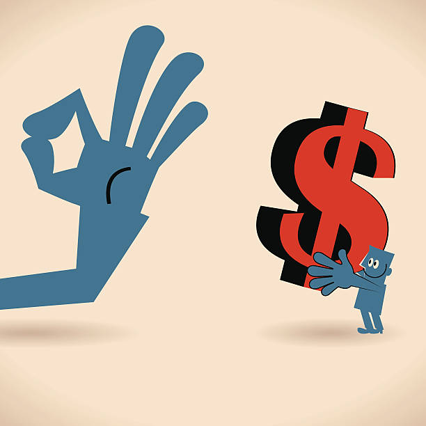 Bribing Vector illustration – Bribing. funny contract stock illustrations