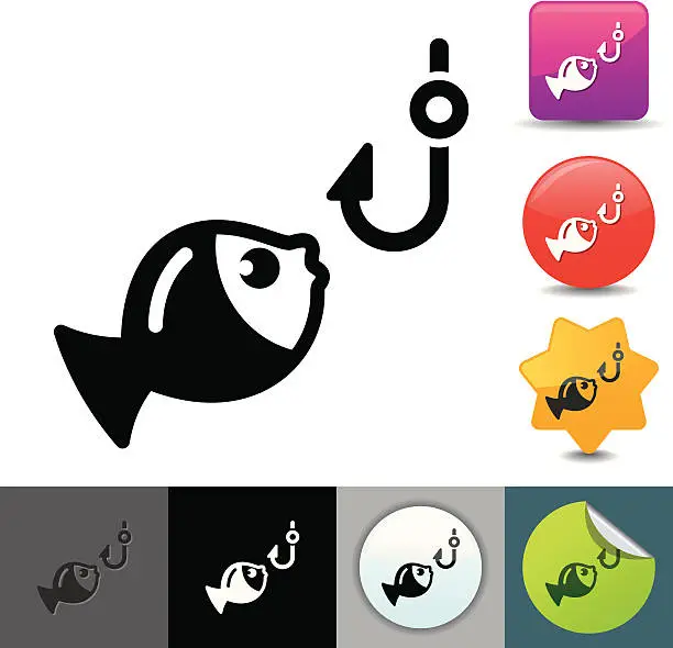 Vector illustration of Fishing icon | solicosi series