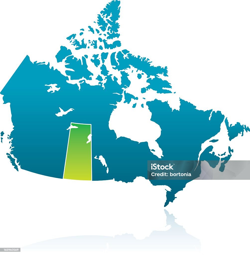 캐나다 주: 사스케체완 - 로열티 프리 0명 벡터 아트