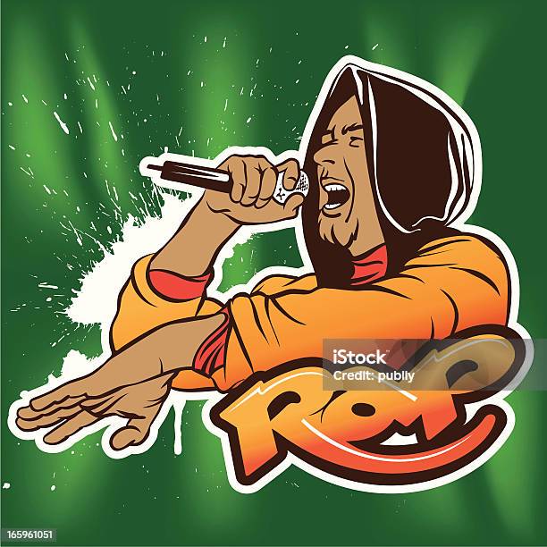 Rap Graphics Rap Singer Stock Illustration - Download Image Now - Rap, Hip Hop Music ...