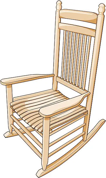 Vector illustration of Rocking Chair