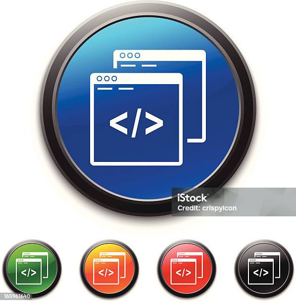 Ícone Da Aplicação - Arte vetorial de stock e mais imagens de Aplicação móvel - Aplicação móvel, Azul, Clip Art