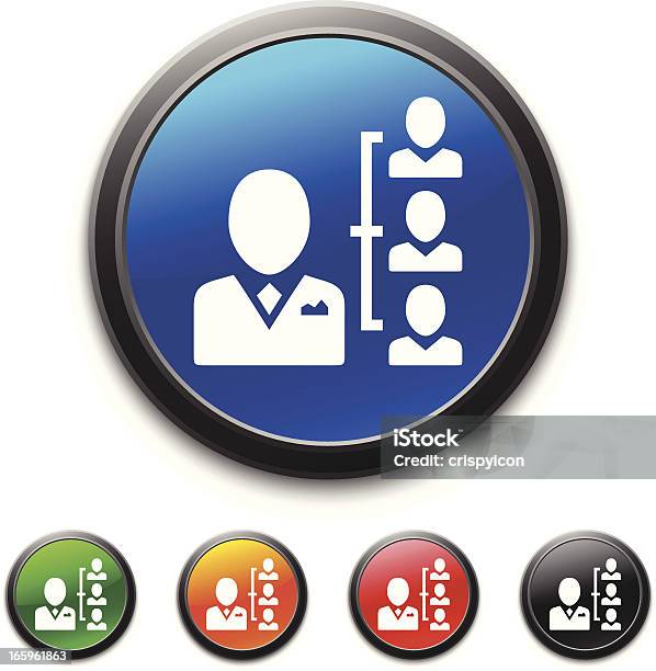 Hierarchy Icon Stock Illustration - Download Image Now - Administrator, Adult, Black Color