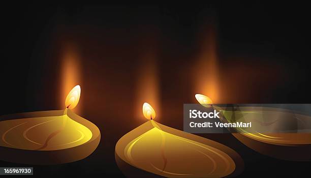 Diwali Background Stock Illustration - Download Image Now - Backgrounds, Black Color, Brown