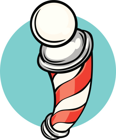 Fun Cartoon Barber Pole Stock Illustration - Download Image Now - Barber,  Barber Shop, Cartoon - iStock