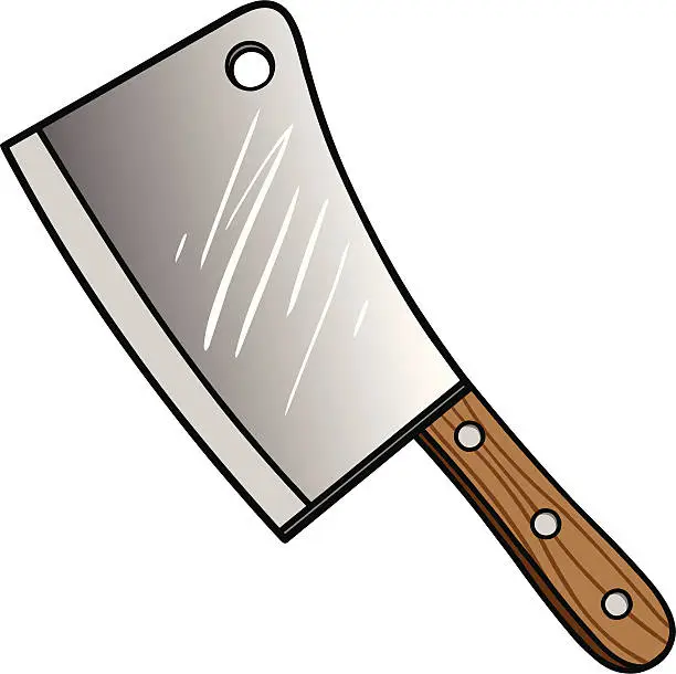 Vector illustration of Meat Cleaver