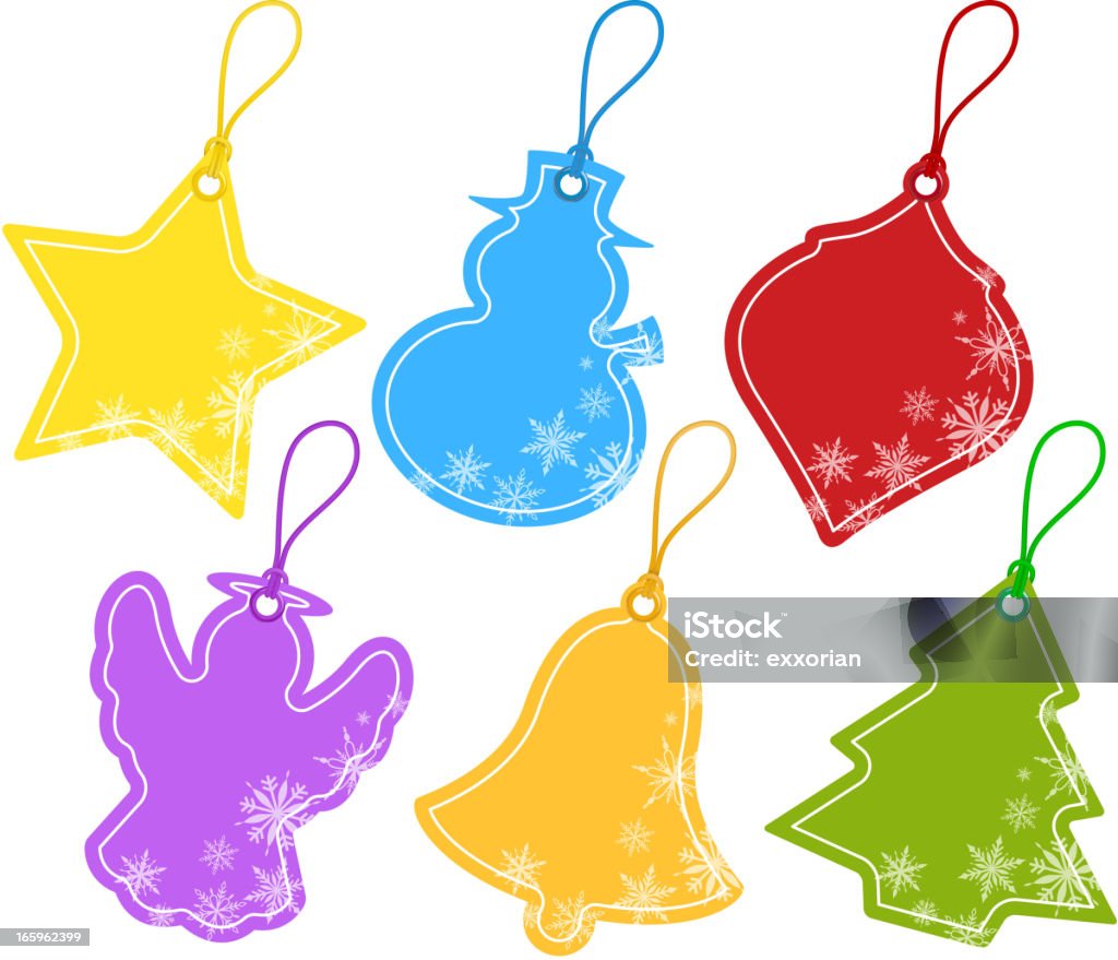 Christmas Price Tag Price tag, label, gift tag, badge and symbol Gift Tag - Note stock vector