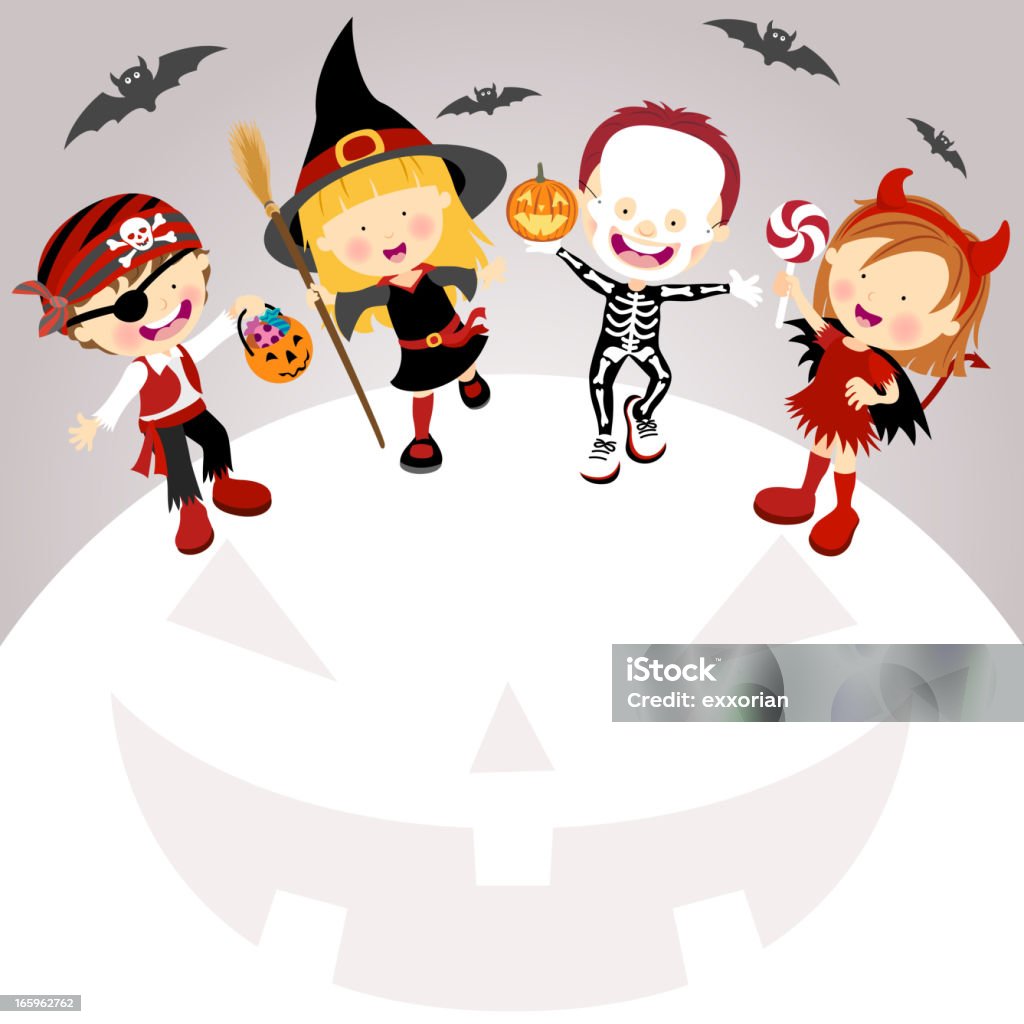 Halloween, wspierając & leczenia - Grafika wektorowa royalty-free (Chustka na głowę)