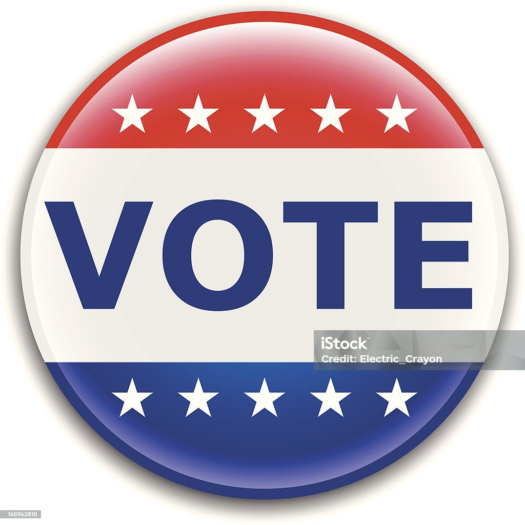 Votação eleição Pin - Vetor de Votar royalty-free