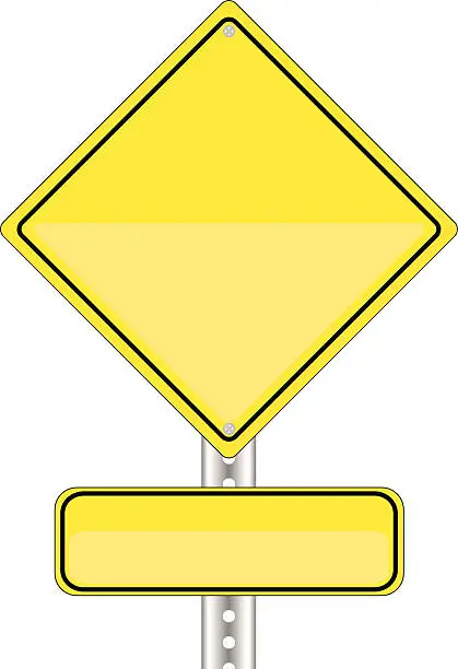 Vector illustration of Yield Sign