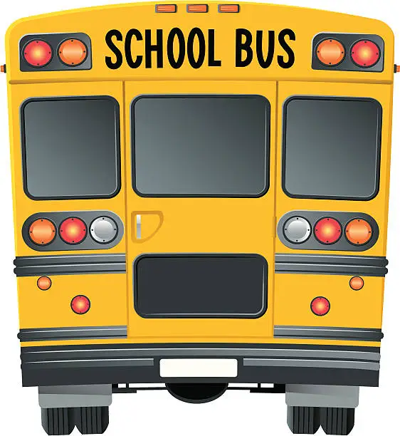 Vector illustration of School bus.