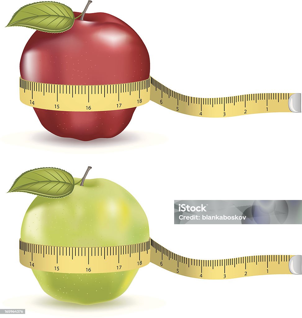 Forma de manzana - arte vectorial de Alimento libre de derechos