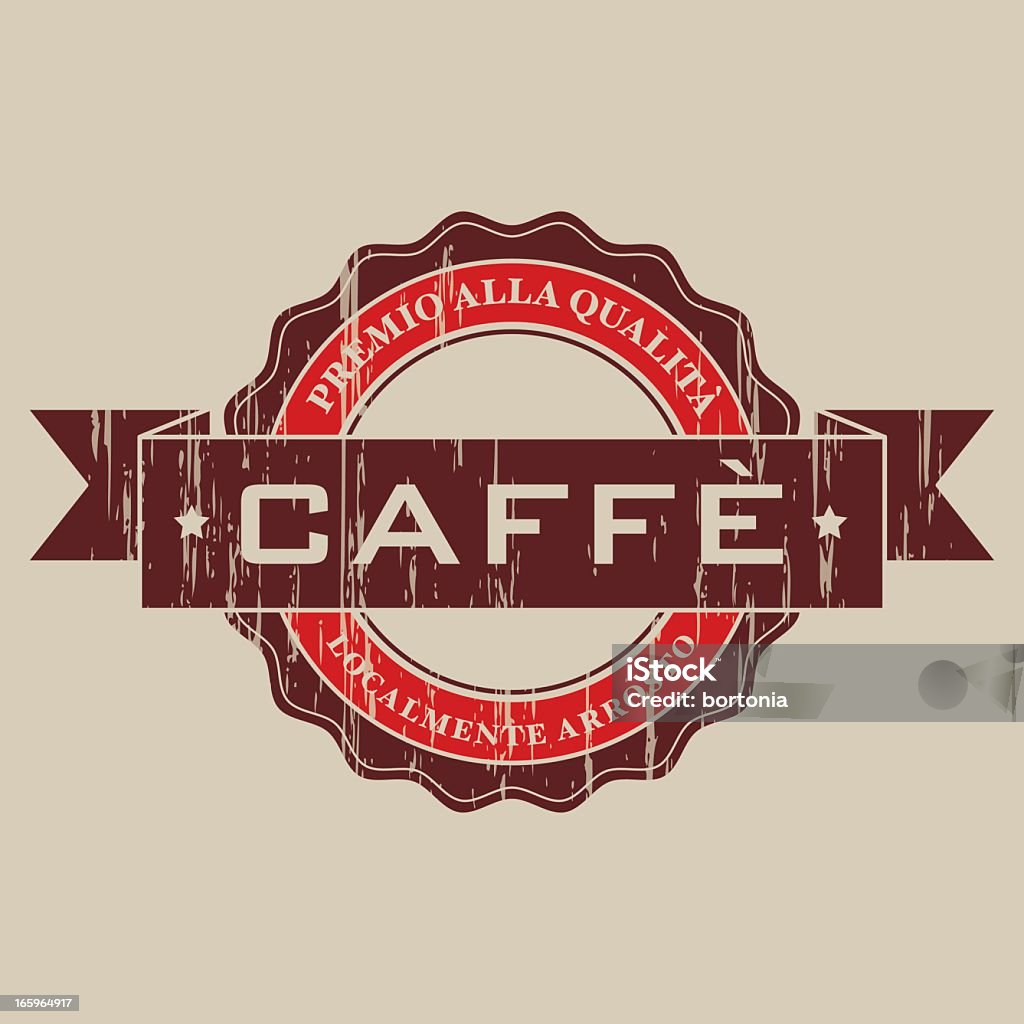 Etichetta Vintage Café (Italiano) - arte vettoriale royalty-free di Antico - Vecchio stile