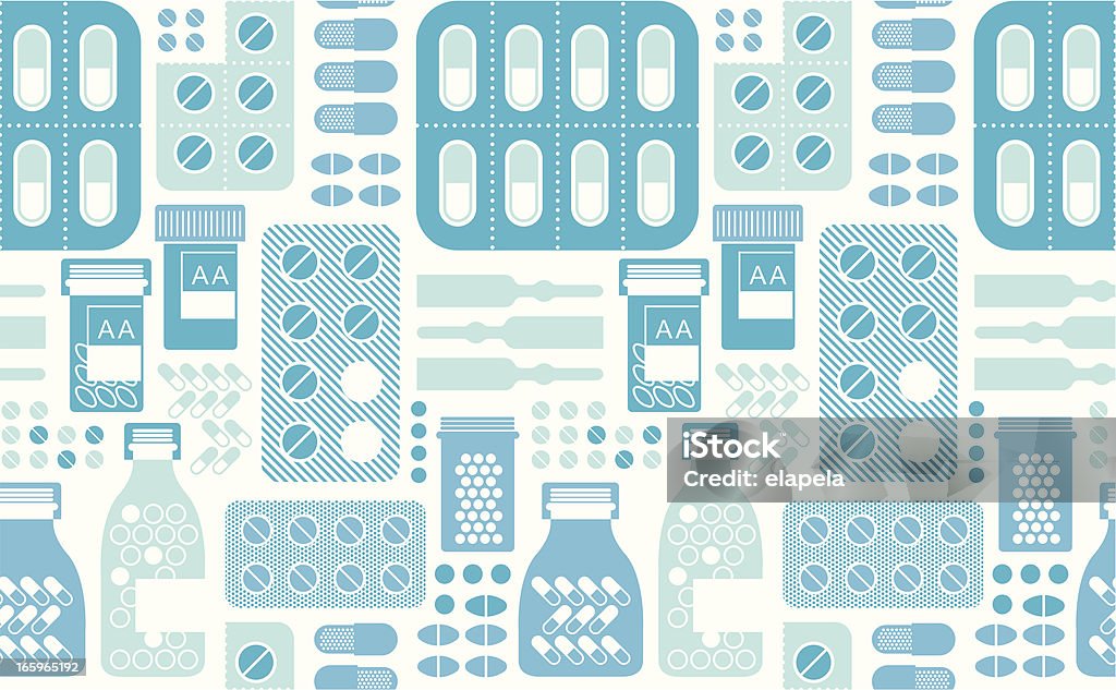 Hintergrund mit Pillen - Lizenzfrei Bildhintergrund Vektorgrafik