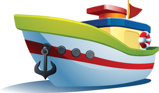 Little Toy Boat Stock Illustration - Download Image Now - Boat Captain,  Childhood, Coastline - iStock