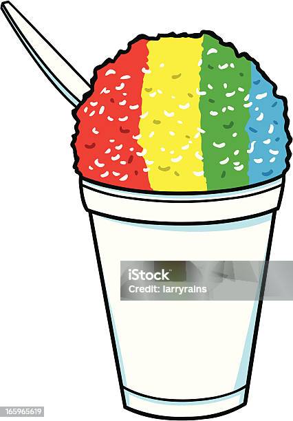 Shaved Ice Stock Illustration - Download Image Now - Snow Cone, Vector, Summer