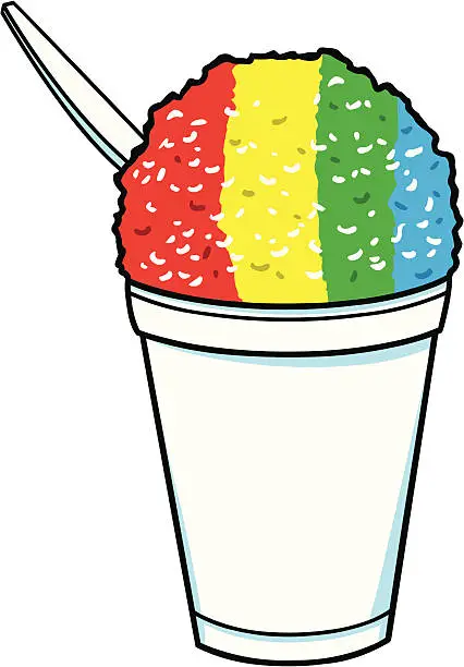 Vector illustration of Shaved Ice