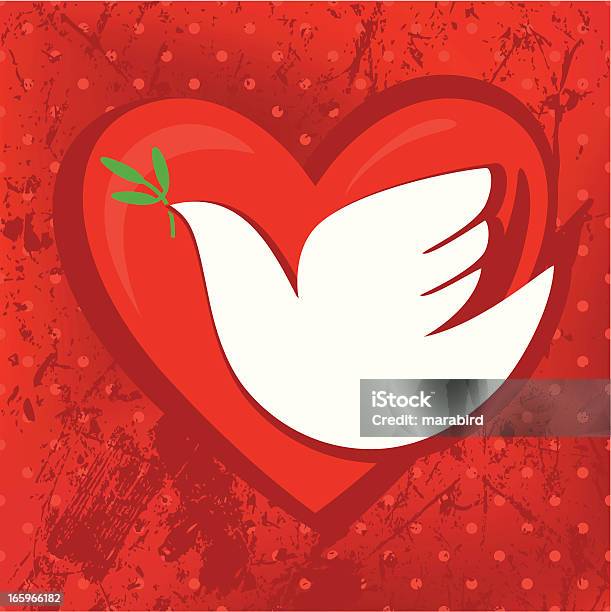 Dove Olive Heart Stock Illustration - Download Image Now - Peace Symbol, Seamless Pattern, Symbols Of Peace