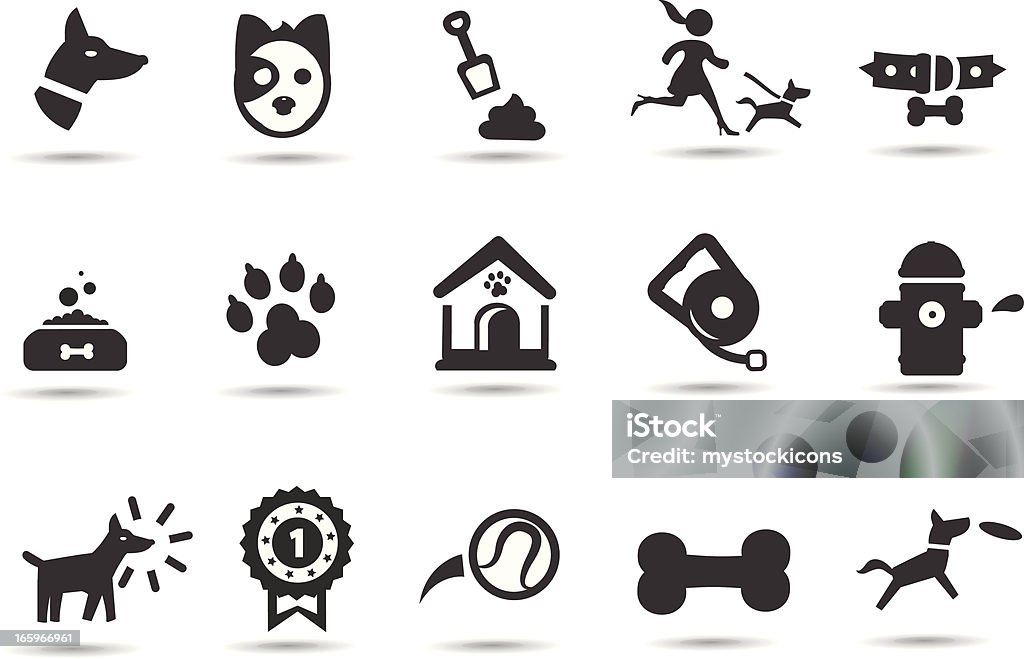 Dog and Pet  Icons More dog icons.  Professional vector Icons with Vector EPS file, High resolution jpeg and transparent PNG file.    Dog stock vector