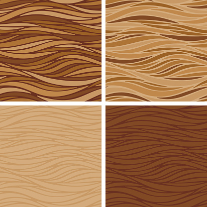 Smooth Stripes Coffee Textures - Seamless