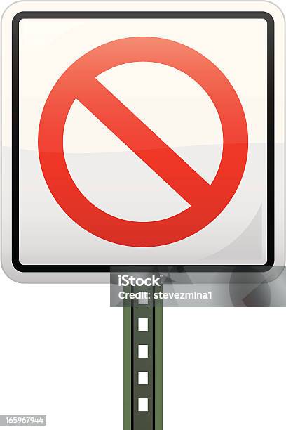No Sign Stock Illustration - Download Image Now - 'No' Symbol, Danger, Illustration