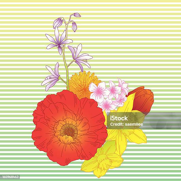 Wiosenne Kwiaty - Stockowe grafiki wektorowe i więcej obrazów Botanika - Botanika, Bukiet, Gałąź - część rośliny