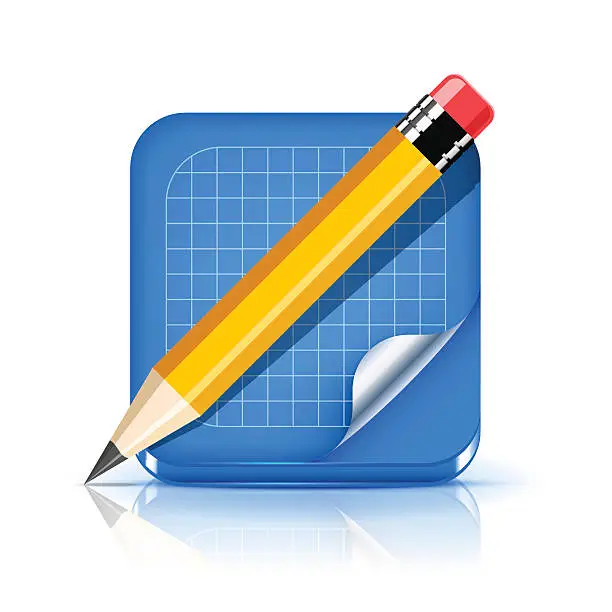 Vector illustration of Note icon