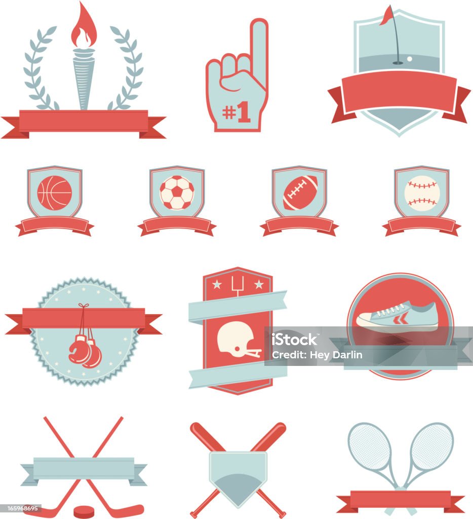 Deportes de Banners - arte vectorial de Acontecimiento deportivo internacional libre de derechos