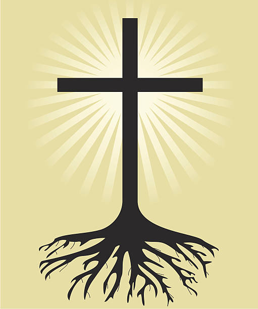 20+ Christianity Root Origins Cross Illustrations - iStock