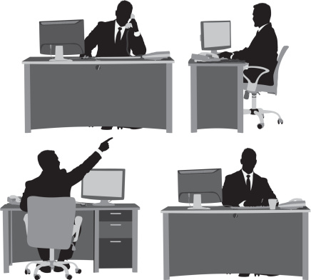 Multiple images of businessman at his deskhttp://www.twodozendesign.info/i/1.png