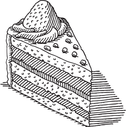 Piece Of Cake Drawing