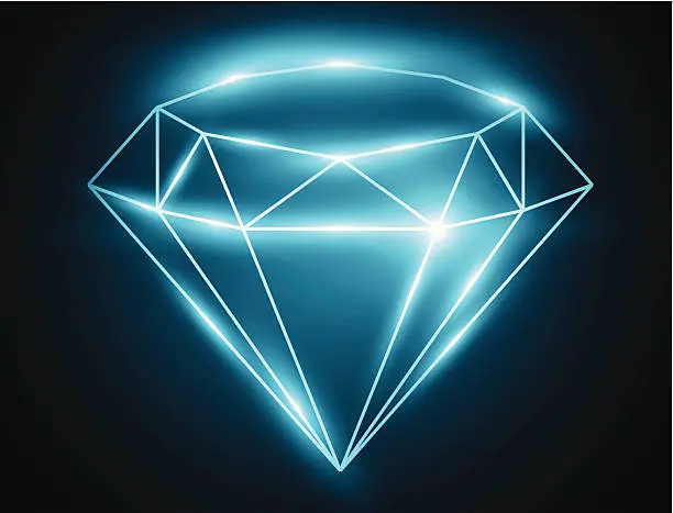 Vector illustration of Diamond