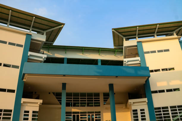 istock Exterior view of a modern building 1659693195