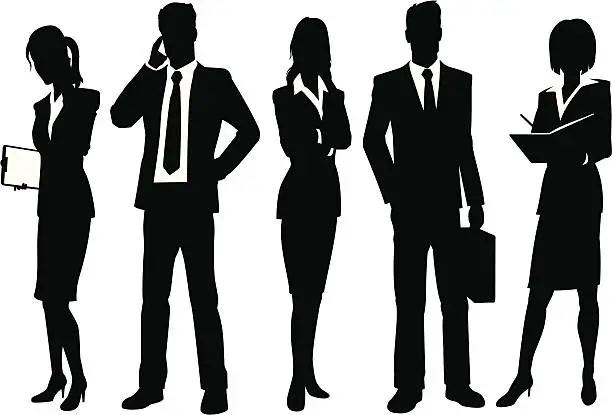 Vector illustration of Business People