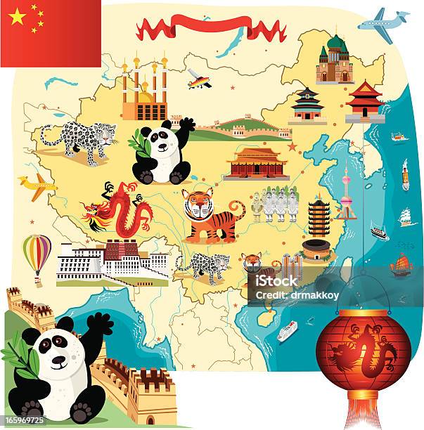 말풍선이 있는 맵 Of China 홍콩에 대한 스톡 벡터 아트 및 기타 이미지 - 홍콩, 난징, 지도
