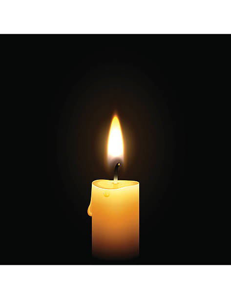 Candle vector art illustration