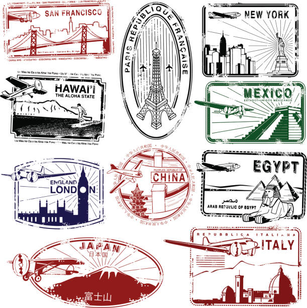 ilustraciones, imágenes clip art, dibujos animados e iconos de stock de consigue tu vintage bolsas envasado - florence italy italy bridge international landmark