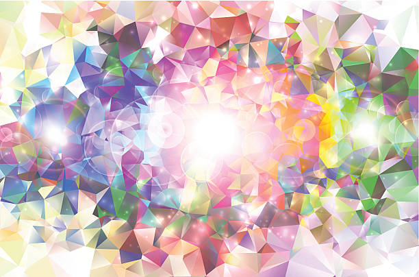 Colorful abstract mosaic. vector art illustration