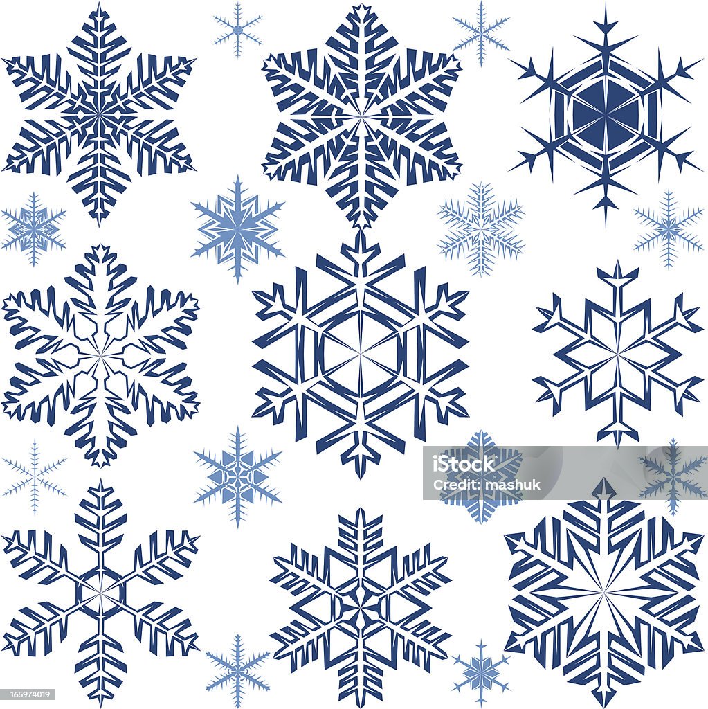雪の結晶 - お祝いのロイヤリティフリーベクトルアート