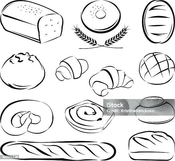 Pane - Immagini vettoriali stock e altre immagini di Disegnare - Disegnare, Pane, Panetteria