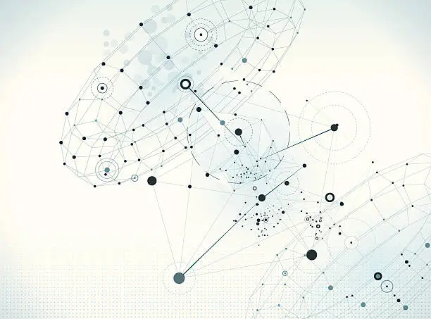 Vector illustration of Point and Line to Plane