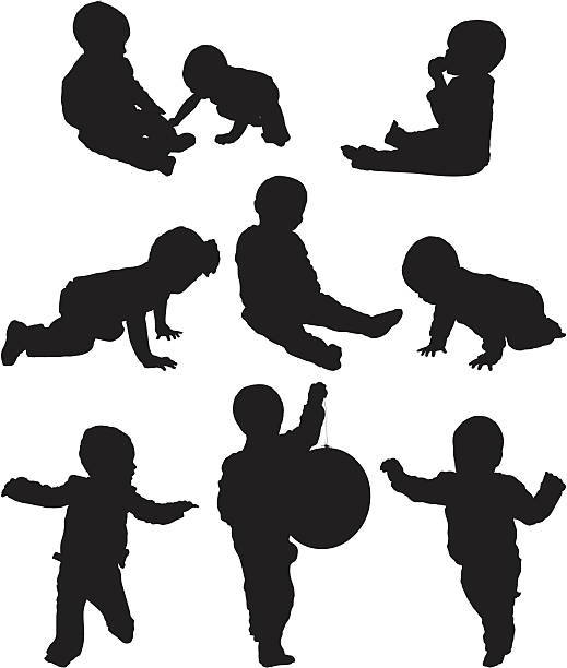 Multiple images of babies Multiple images of babieshttp://www.twodozendesign.info/i/1.png Babies Only stock illustrations