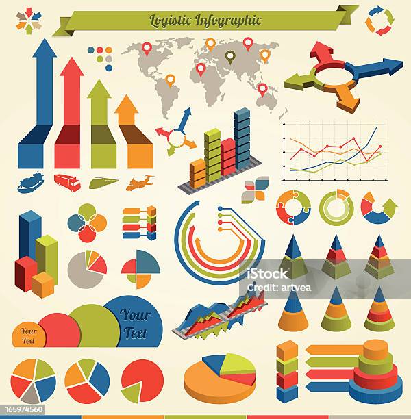 Vetores de Inforgraphic Elementos e mais imagens de Abstrato - Abstrato, Analisar, Carro