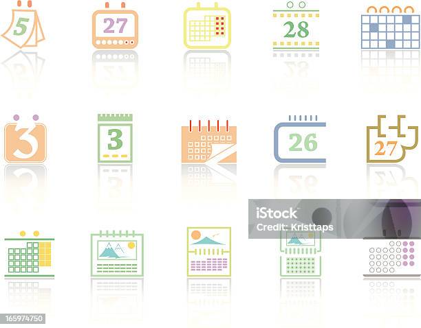 Simplecolor Kalendarze - Stockowe grafiki wektorowe i więcej obrazów Bez ludzi - Bez ludzi, Czas, Data