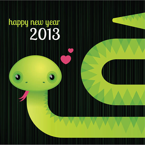 illustrazioni stock, clip art, cartoni animati e icone di tendenza di anno del serpente. - 2013 2012 green year