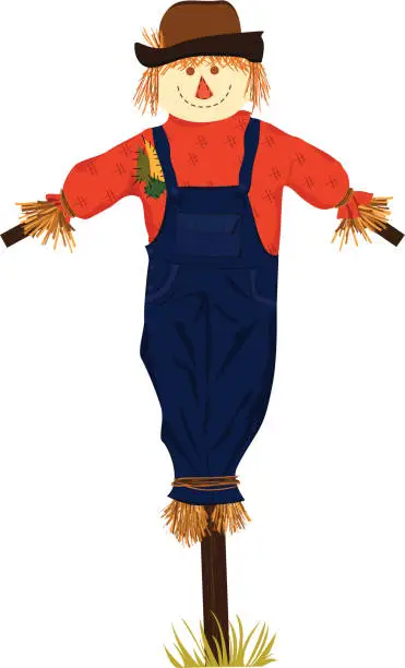 Vector illustration of Scarecrow