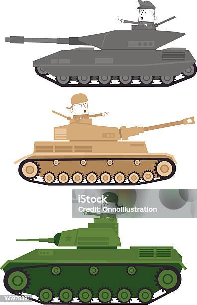 Battle Tanks Stock Illustration - Download Image Now - Armored Tank, Cartoon,  Military - iStock