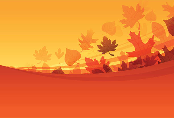 秋の背景 - abstract backgrounds brown flowing点のイラスト素材／クリップアート素材／マンガ素材／アイコン素材